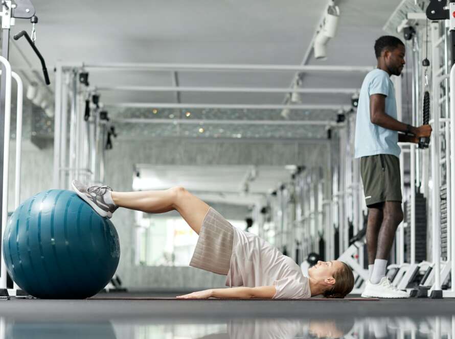 Young Woman in Physiotherapy